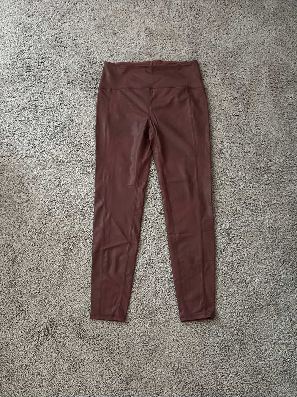 NWOT Free People Movement Faux Leather Leggings - Medium